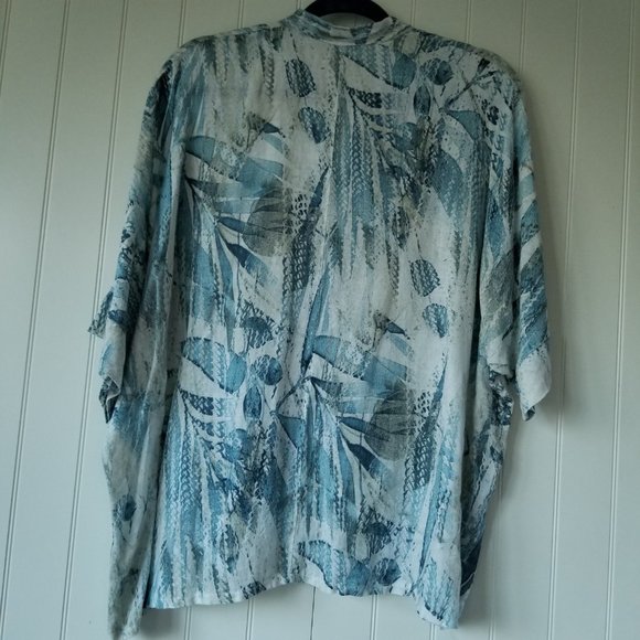 Logica Made in Italy Linen Top~L - Picture 2 of 8